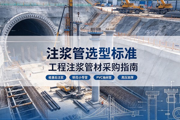 温州注浆管选型标准