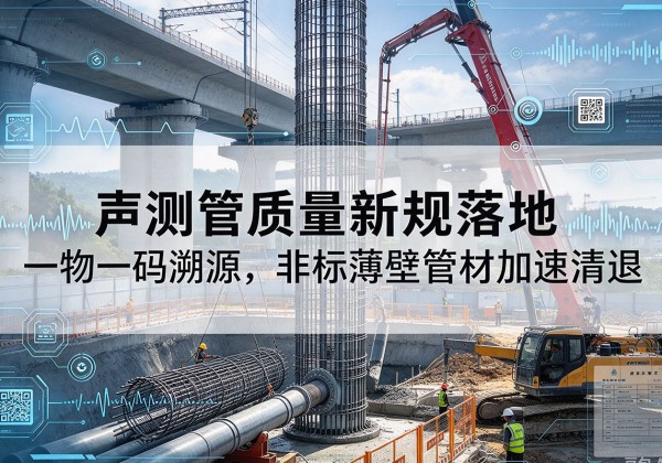 温州声测管质量新规落地，一物一码溯源，非标薄壁管材加速清退