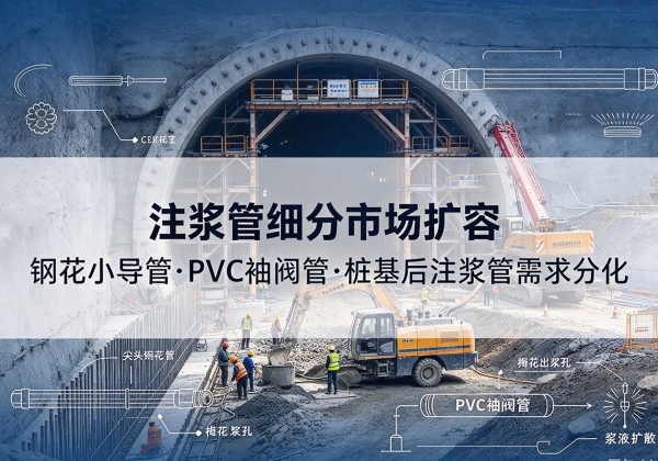 温州注浆管细分市场扩容，隧道钢花小导管、PVC 袖阀管、桩基后注浆管需求分化